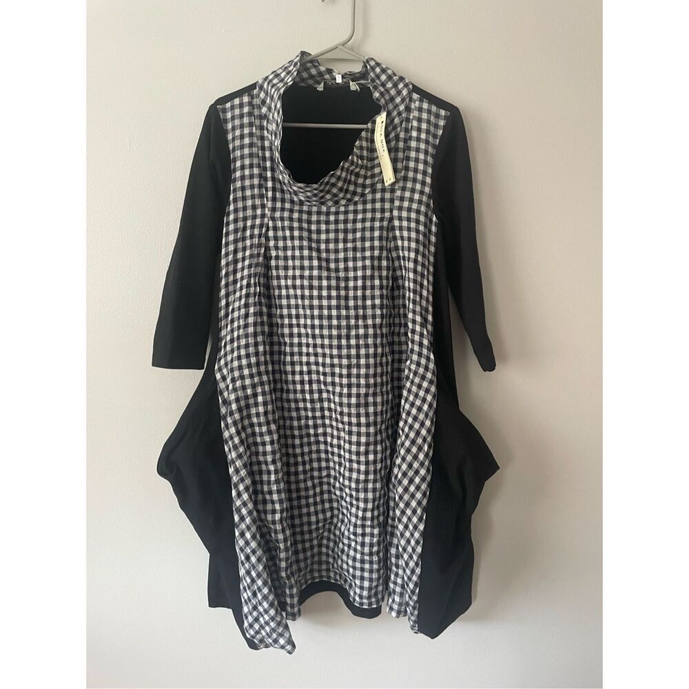 Redwood Court Size Small Long Sleeve Dress Plaid Silk Box NEW